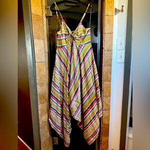 Angie Twist Front Striped Pantsuit - never been worn with tags on!